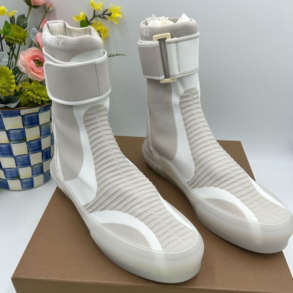 Men’s Burberry knitted sub high top sock, sneakers size 45